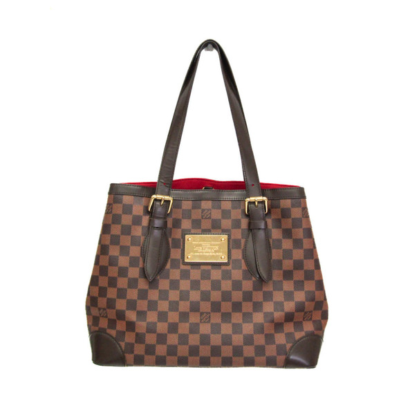 Louis Vuitton Damier Hampstead MM N51204 Women's Shoulder Bag,Tote Bag Brown - Picture 1 of 10